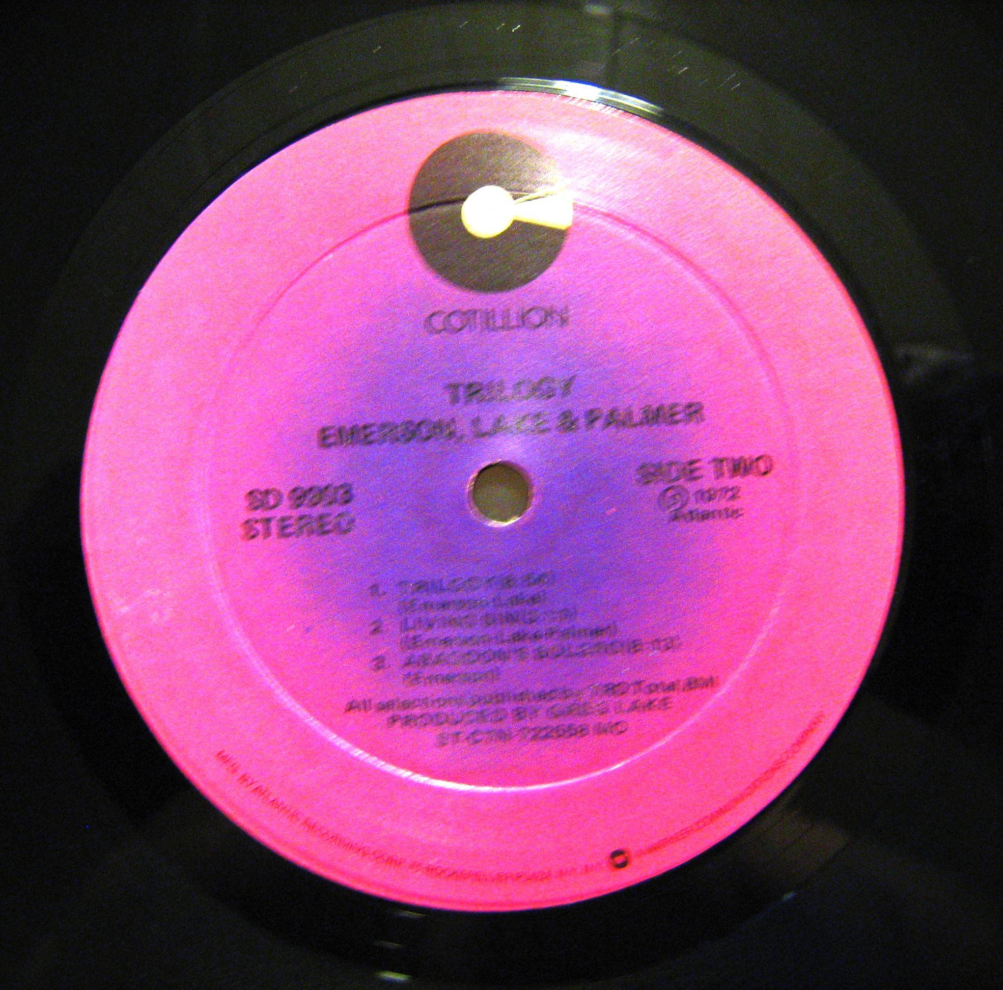 Emerson, Lake and Palmer Trilogy [lp label b us]